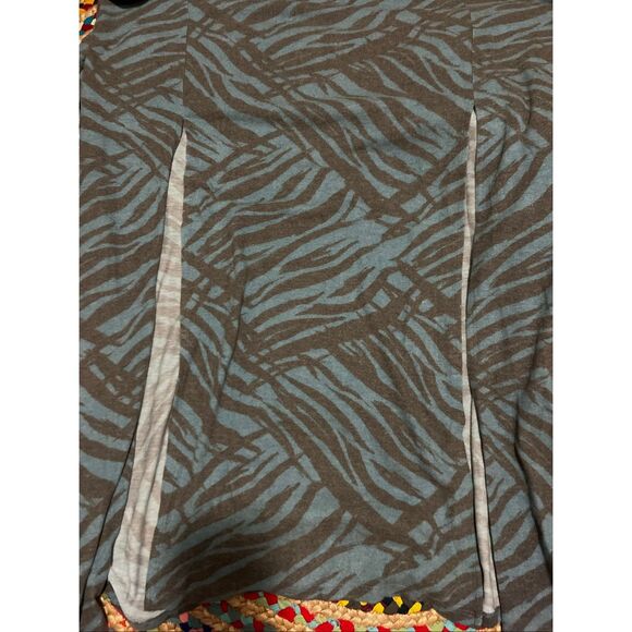 Modx Zebra Print Dress 3X Knee / Calf Length - Picture 6 of 8